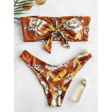 Load image into Gallery viewer, New Push up 2019 Bikini Set Women Ruffle Biquini Swimwear Low Waist Sexy Brazilian Ribbed Swimsuit Bather Beach maillot de bain

