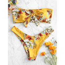 Load image into Gallery viewer, New Push up 2019 Bikini Set Women Ruffle Biquini Swimwear Low Waist Sexy Brazilian Ribbed Swimsuit Bather Beach maillot de bain
