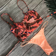Load image into Gallery viewer, Sexy Swimwear Women Bathing Suit Push Up Swimwear Women Swim Suit Brazilian Bikini Set Thong Bikini Beachwear Swim Wear Biquini
