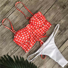 Load image into Gallery viewer, Sexy Swimwear Women Bathing Suit Push Up Swimwear Women Swim Suit Brazilian Bikini Set Thong Bikini Beachwear Swim Wear Biquini
