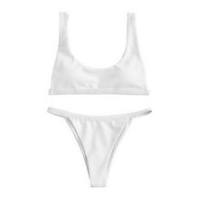 Load image into Gallery viewer, Hot Striped Bikini Set Women Bandage Bathing Suit 2019 New Push Up Micro Swimsuit Brazilian Thong Sexy Swimwear Women Bikinis

