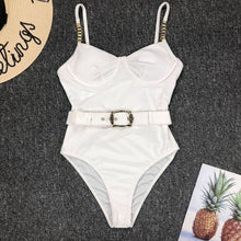 Load image into Gallery viewer, Women Push Up  Swimwear One Piece Swimsuit Female Bather Leopard Printed Bathing Suit Swim Lady Monokini 5222
